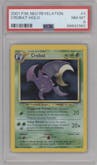 Crobat from the 2001 Pokemon Neo Genesis set graded by PSA and given an overall grade of 8.