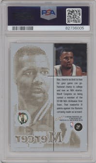Ron Mercer from the 1998-99 SkyBox Molten Metal set featuring a Titanium parallel graded by PSA and given an overall grade of 7.