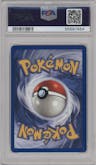 Omastar from the 1999 Pokemon set graded by PSA and given an overall grade of 10.
