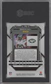 Breece Hall from the 2022 Panini Chronicles set featuring a Silver parallel graded by SGC and given an overall grade of 10.