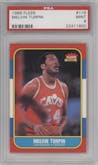 Melvin Turpin from the 1986-87 Fleer set graded by PSA and given an overall grade of 9.