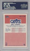 Melvin Turpin from the 1986-87 Fleer set graded by PSA and given an overall grade of 9.