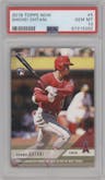 Shohei Ohtani from the 2018 Topps Now set graded by PSA and given an overall grade of 10.