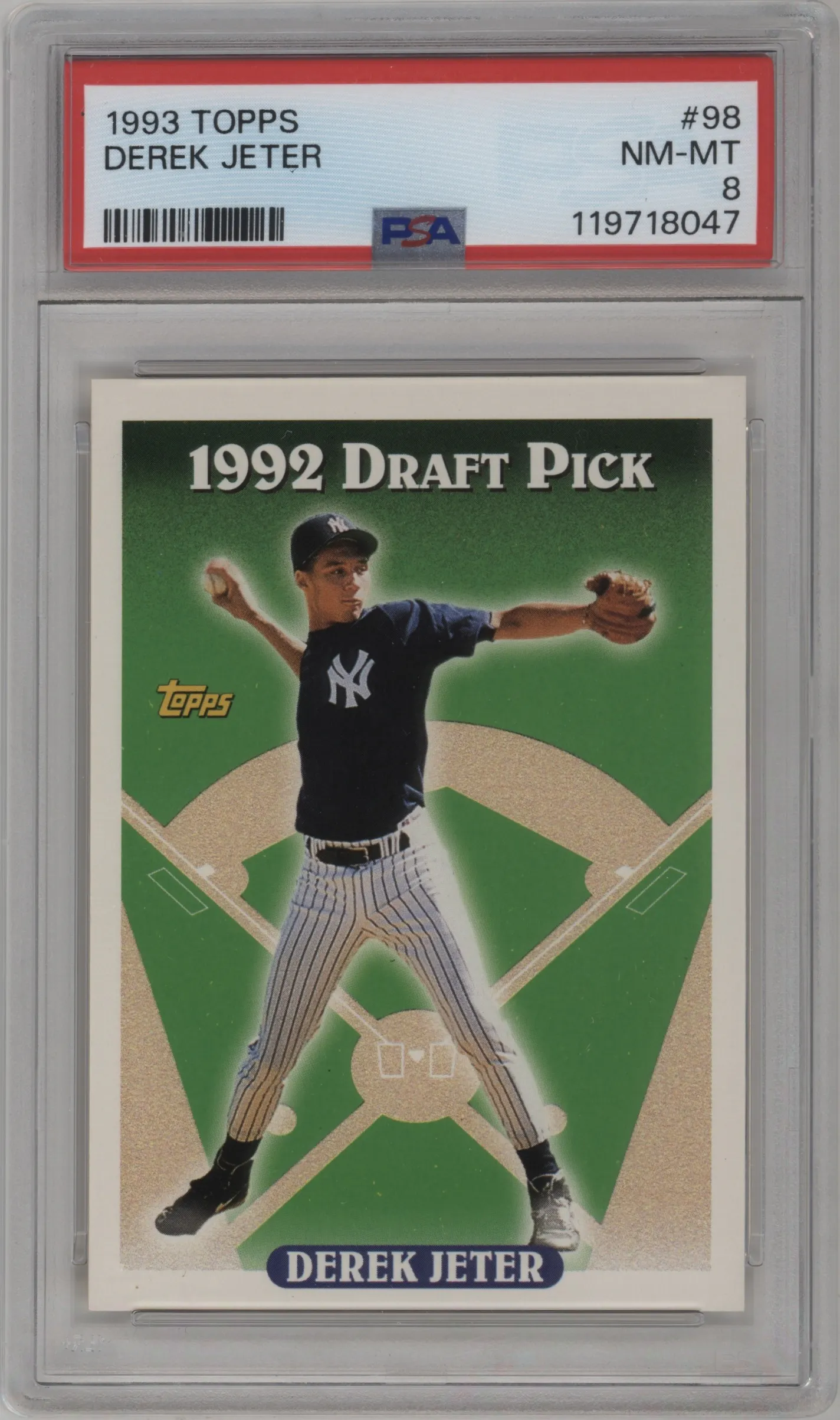 1993 Topps Derek Jeter #98 PSA 8