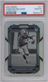Jameson Williams from the 2022 Panini Prizm set graded by PSA and given an overall grade of 10.