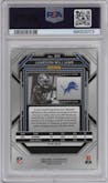 Jameson Williams from the 2022 Panini Prizm set graded by PSA and given an overall grade of 10.