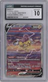 Raikou V from the 2023 Pokemon SWSH set graded by CSG and given an overall grade of 10.