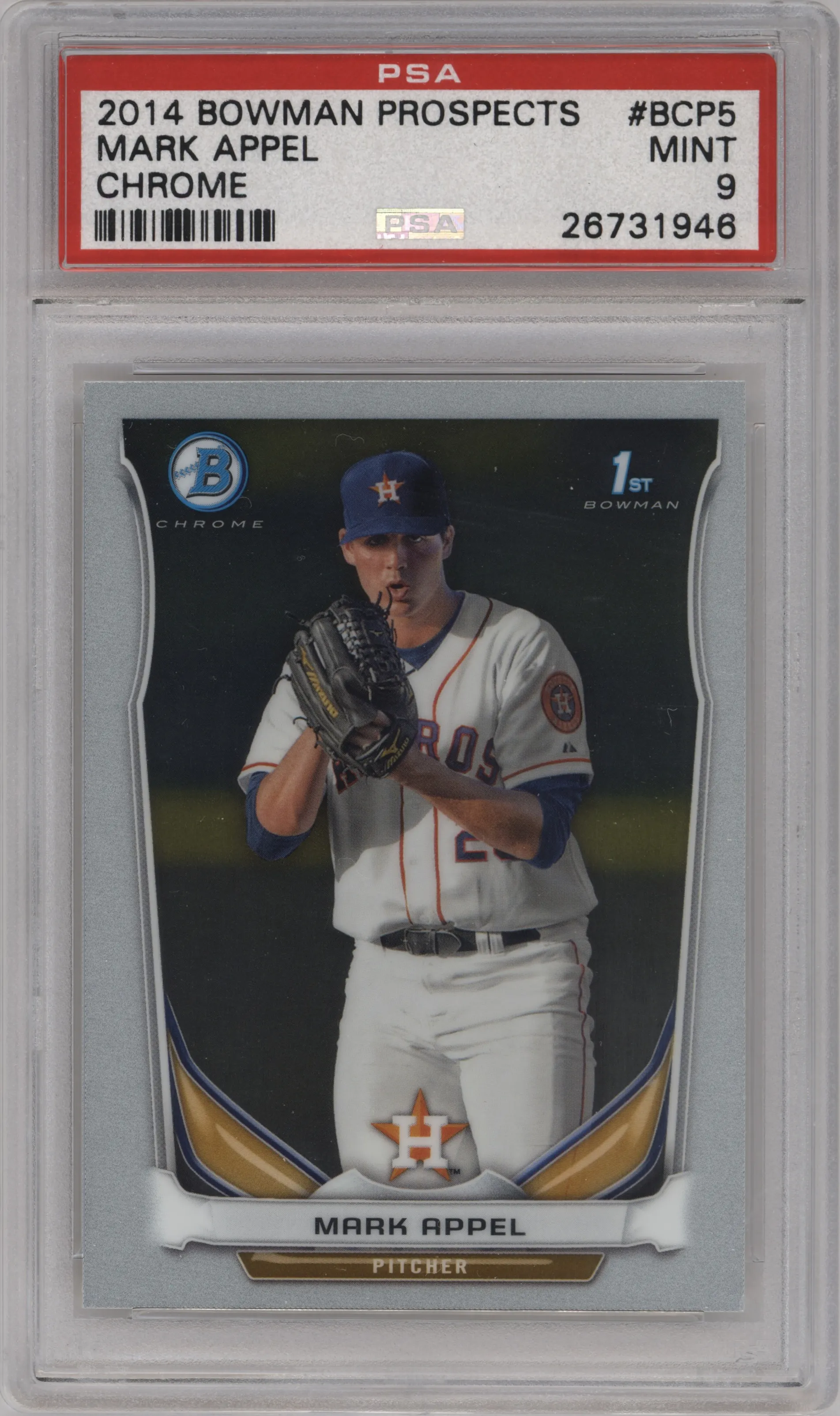 2014 Bowman Chr.Pros. Mark Appel PSA 9