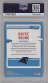Bryce Young from the 2023 Panini Donruss set featuring a Pink parallel graded by PSA and given an overall grade of 10.