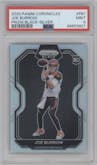 Joe Burrow from the 2020 Panini Chronicles set featuring a Silver parallel graded by PSA and given an overall grade of 9.