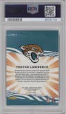 Trevor Lawrence from the 2021 Panini Donruss Optic set graded by PSA and given an overall grade of 10.
