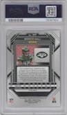 Breece Hall  from the 2022 Panini Prizm set graded by PSA and given an overall grade of 10.