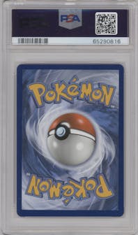 M Charizard EX from the 2016 Pokemon XY set graded by PSA and given an overall grade of 9.