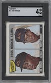 Joe Morgan/Sonny Jackson from the 1965 Topps set graded by SGC and given an overall grade of 4.