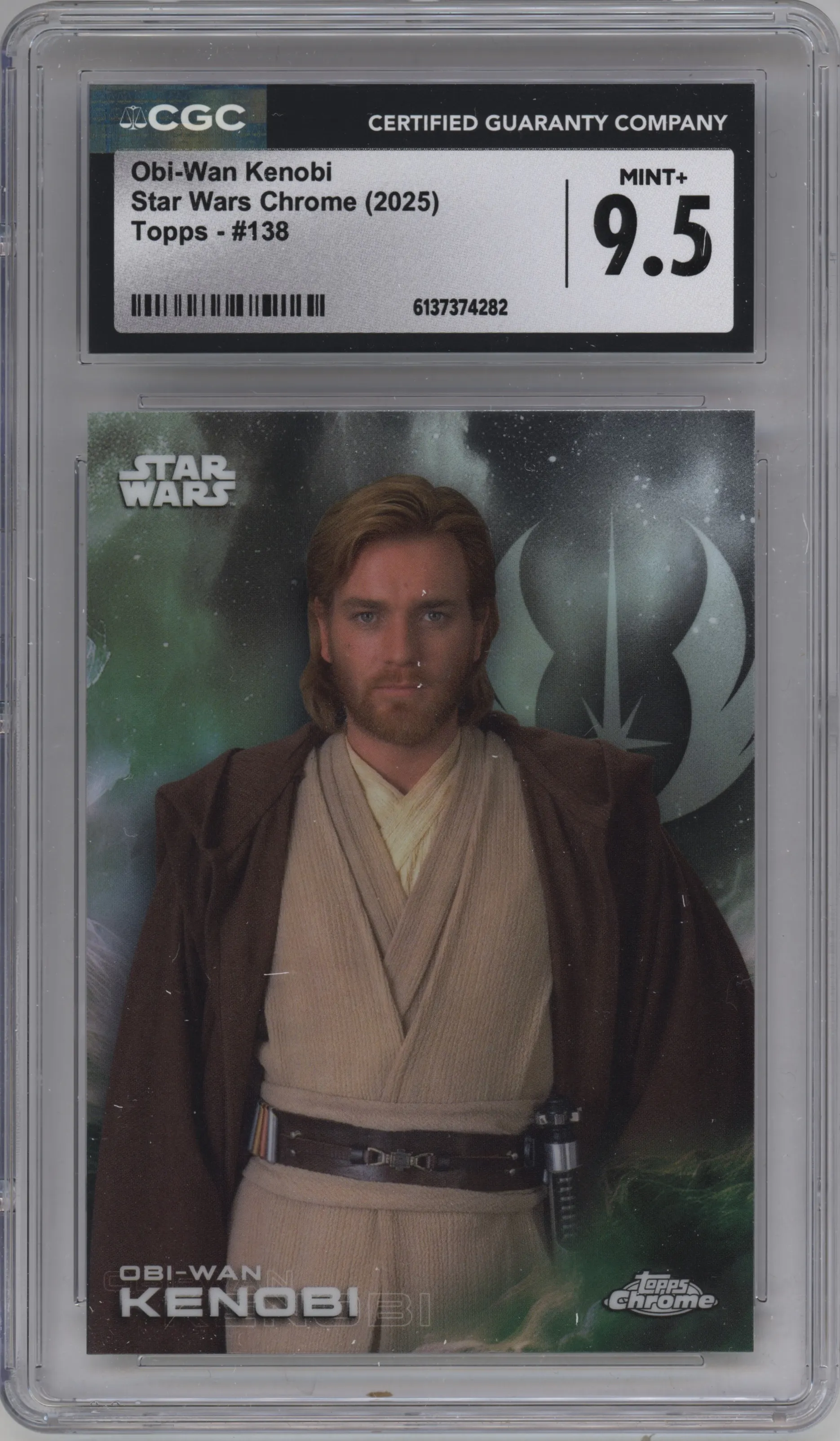 2025 Topps Chrome Star Wars Obi-Wan Kenobi CGC 9.5