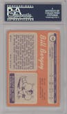 Bill Bergey  from the 1970 Topps set graded by PSA and given an overall grade of 8.