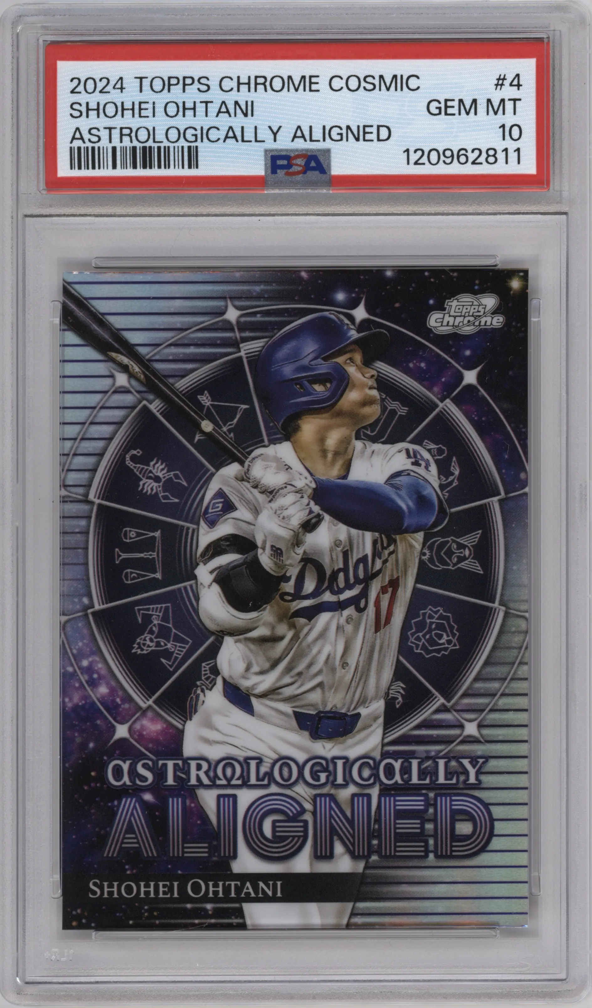 2024 Topps Cosmic Chrome Astrlgclly.Algnd. Shohei Ohtani #AA-4 PSA 10