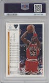 Michael Jordan from the 1991-92 Upper Deck set graded by PSA and given an overall grade of 9.