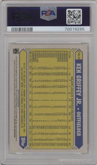 Ken Griffey Jr. from the 2022 Topps Update  set graded by PSA and given an overall grade of 10.
