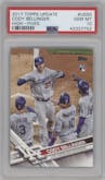 Cody Bellinger from the 2017 Topps Update set graded by PSA and given an overall grade of 10.