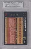 Kevin Durant from the 2007-08 Topps Chrome set featuring a Refractor parallel graded by Beckett and given an overall grade of 9.