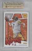 Ben Roethlisberger from the 2019 Panini Absolute set graded by Beckett and given an overall grade of 9.5.