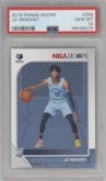 Ja Morant from the 2019-20 Panini NBA Hoops set graded by PSA and given an overall grade of 10.