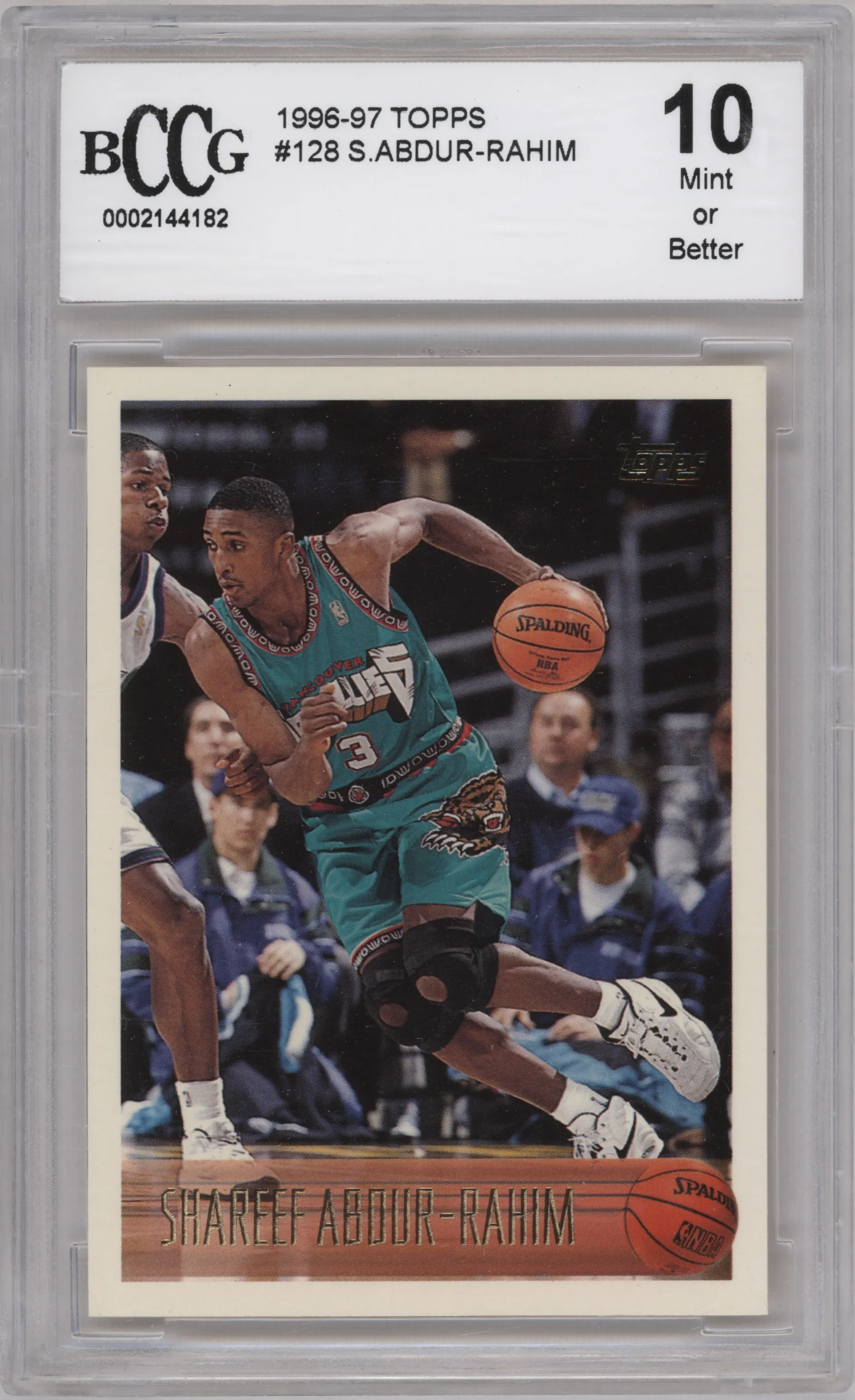 1996 Topps Shareef Abdur-Rahim BGS 10