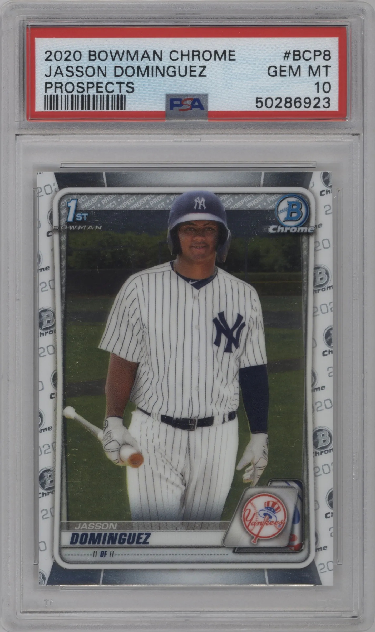 2020 Bowman Chr.Pros. Jasson Dominguez #BCP-8 PSA 10