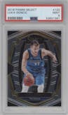 Luka Doncic from the 2018-19 Panini Select  set graded by PSA and given an overall grade of 9.