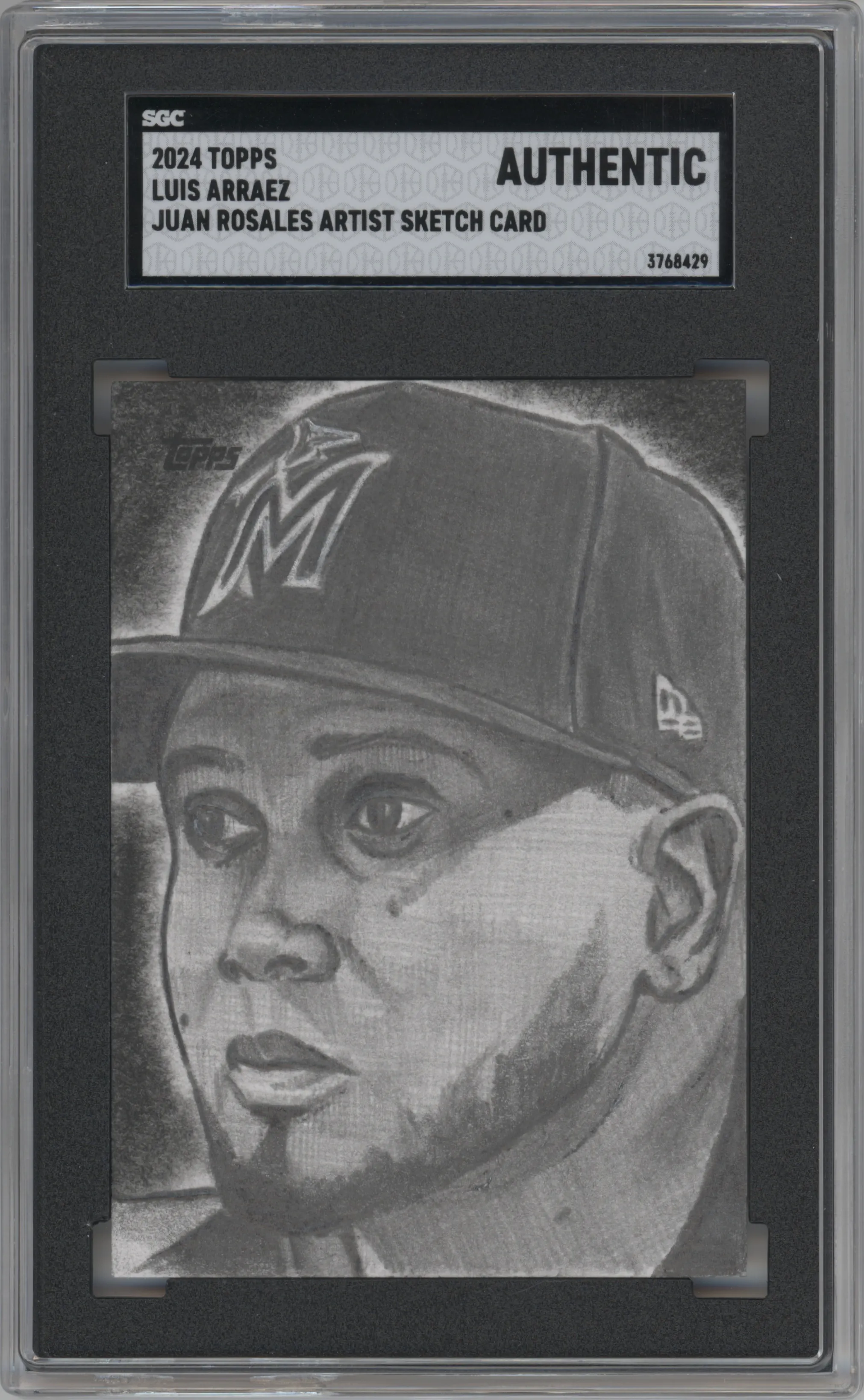 2024 Topps Sketch Luis Arraez SGC AUTHENTIC #NNO SGC