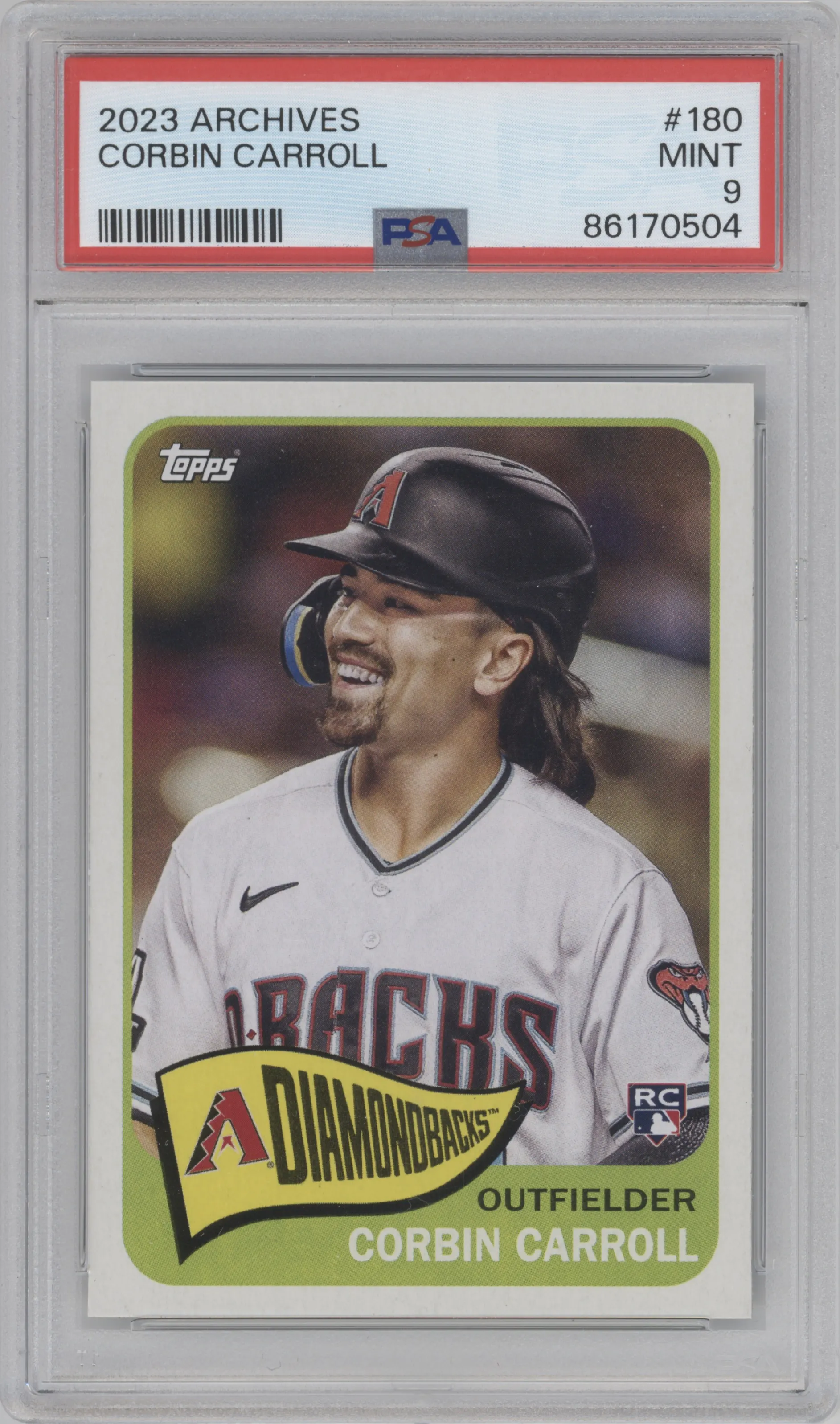 2023 Topps Archives Corbin Carroll PSA 9