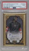Elly De La Cruz from the 2024 Topps Gilded Collection set featuring a Onyx parallel graded by PSA and given an overall grade of 9.