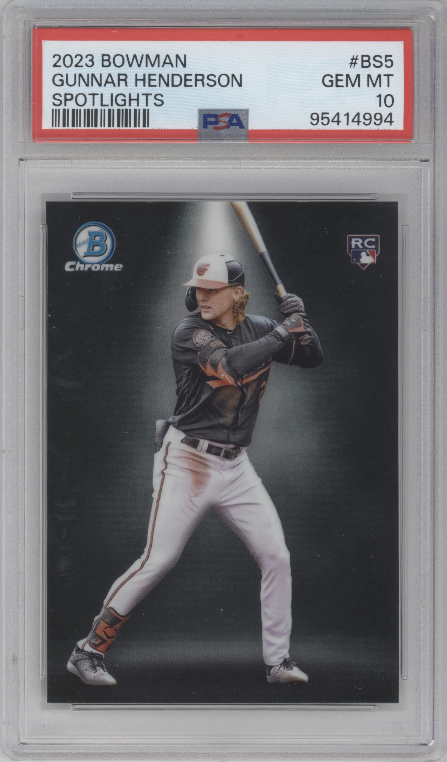 2023 Bowman Spotlights Gunnar Henderson #BS-5 PSA 10