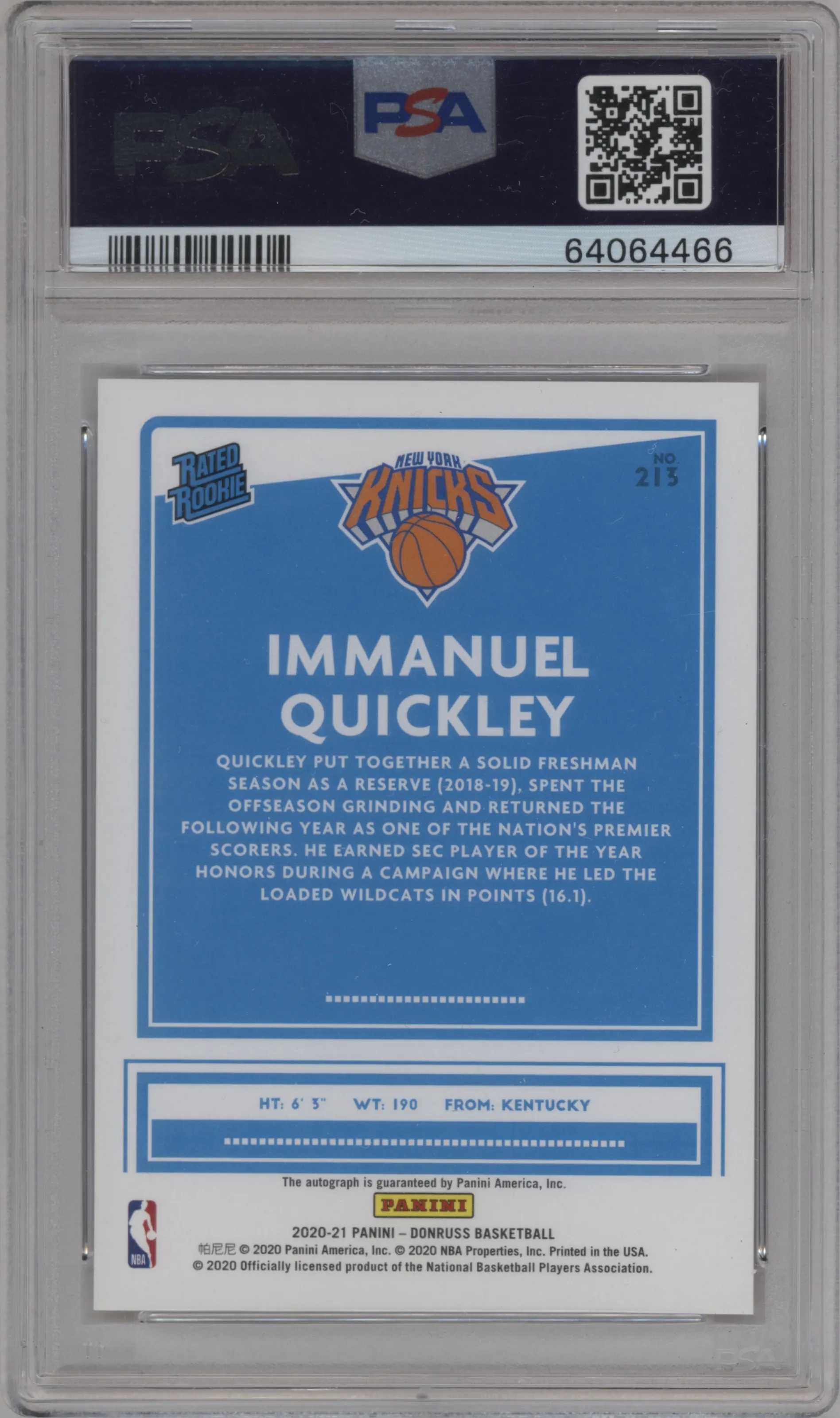 Immanuel Quickley