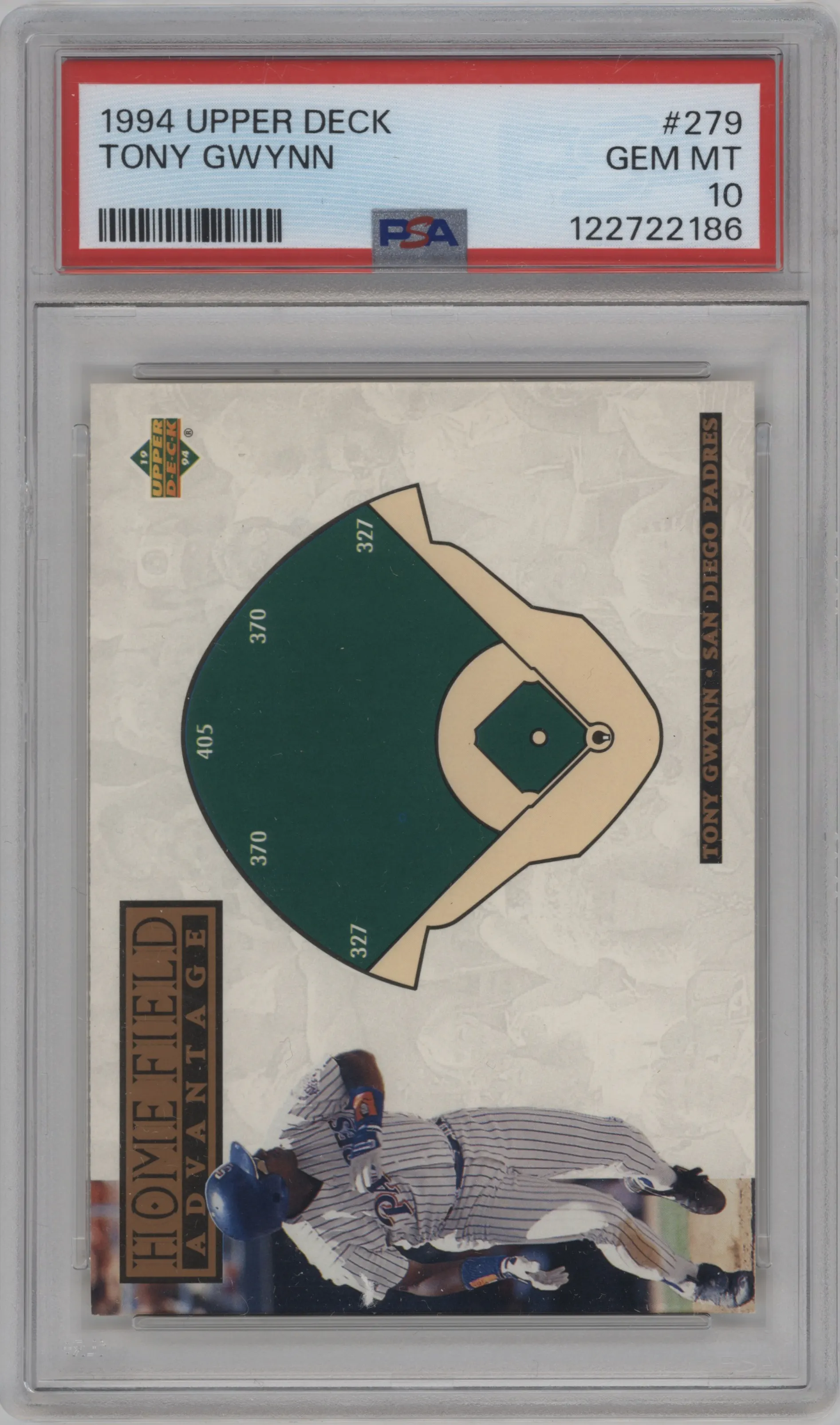 1994 Upper Deck Tony Gwynn #279 PSA 10