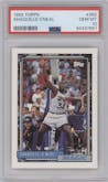 Shaquille O'Neal from the 1992-93 Topps set graded by PSA and given an overall grade of 10.