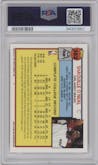 Shaquille O'Neal from the 1992-93 Topps set graded by PSA and given an overall grade of 10.