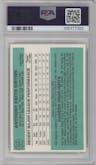 Tony Gwynn from the 1984 Donruss set graded by PSA and given an overall grade of 9.