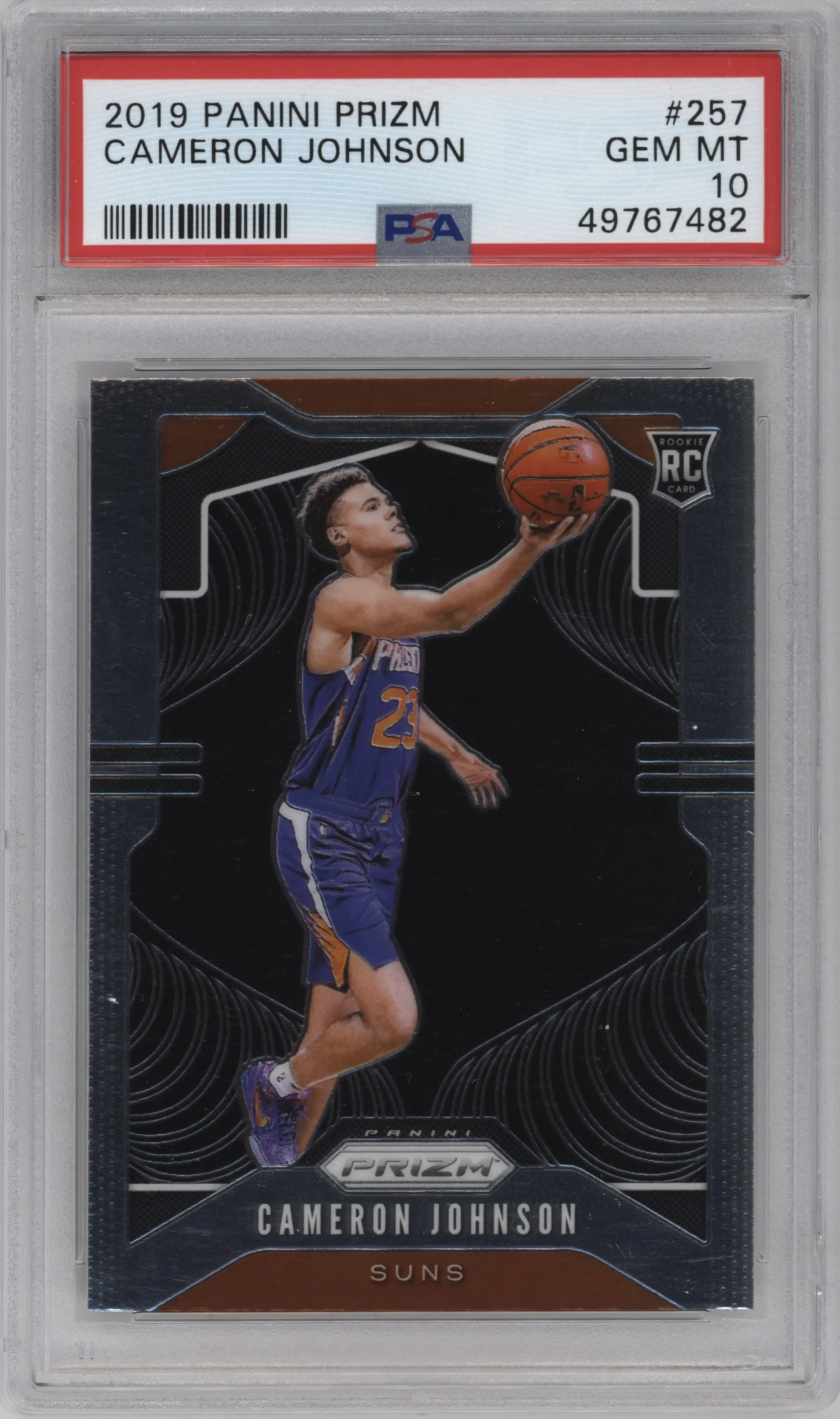 2019 Panini Prizm Cameron Johnson #257 PSA 10