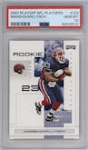 Marshawn Lynch from the 2007 Playoff NFL set graded by PSA and given an overall grade of 10.