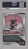 Michael Penix Jr. from the 2024 Panini Prizm set graded by PSA and given an overall grade of 10.