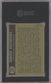 Sandy Koufax/Johnny Podres from the 1961 Topps set graded by SGC and given an overall grade of 5.5.