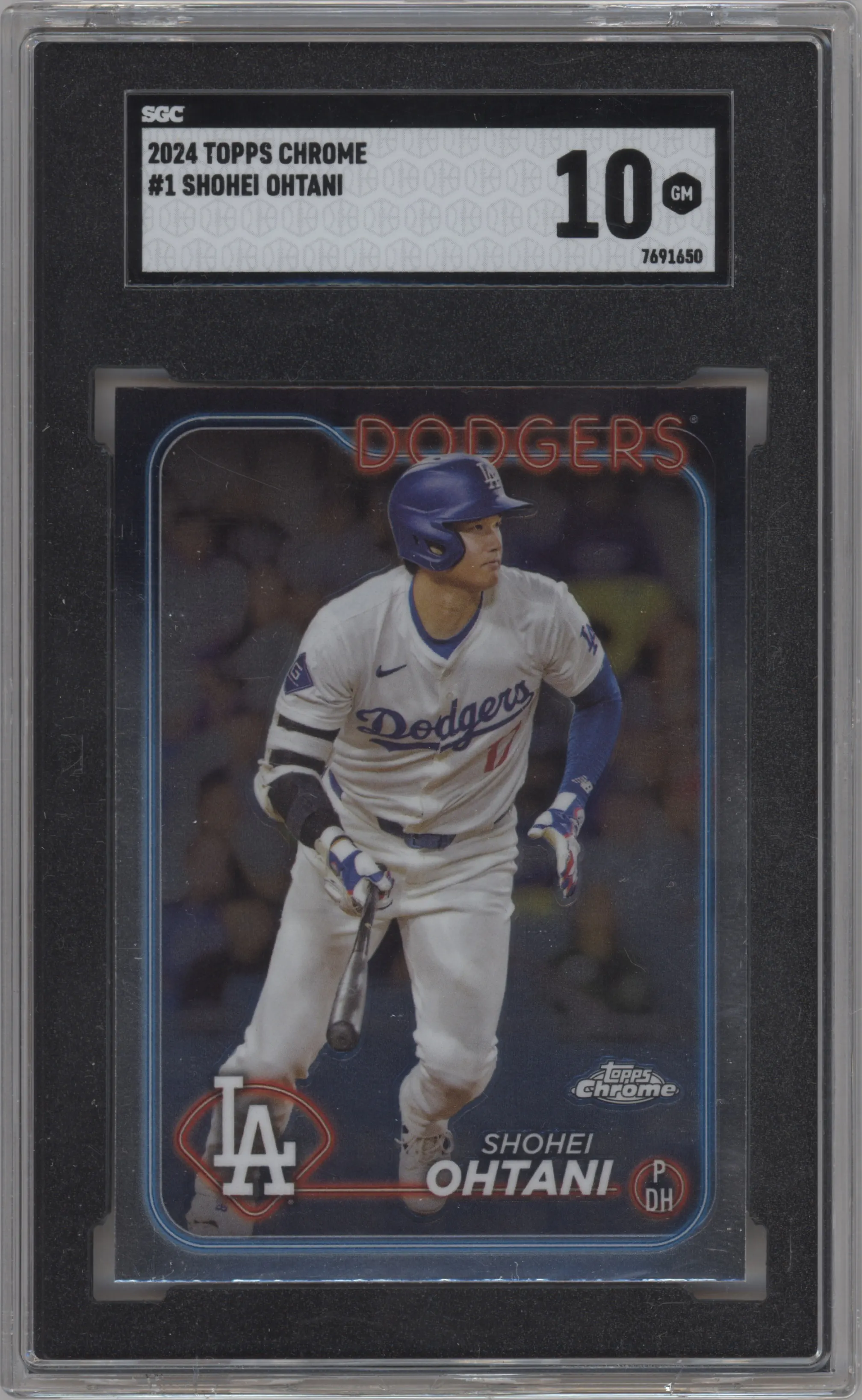 2024 Topps Chrome Shohei Ohtani #1 SGC 10