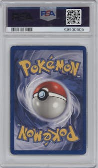 Magneton from the 1999 Pokemon set graded by PSA and given an overall grade of 5.