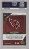 Kyler Murray from the 2019 Panini Select  set featuring a Silver Prizm  parallel graded by PSA and given an overall grade of 10.