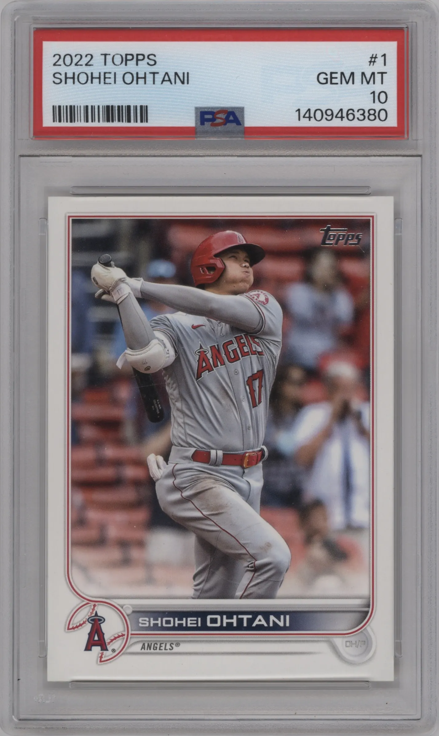 2022 Topps Series 1 Topps Series 1 Shohei Ohtani PSA 10