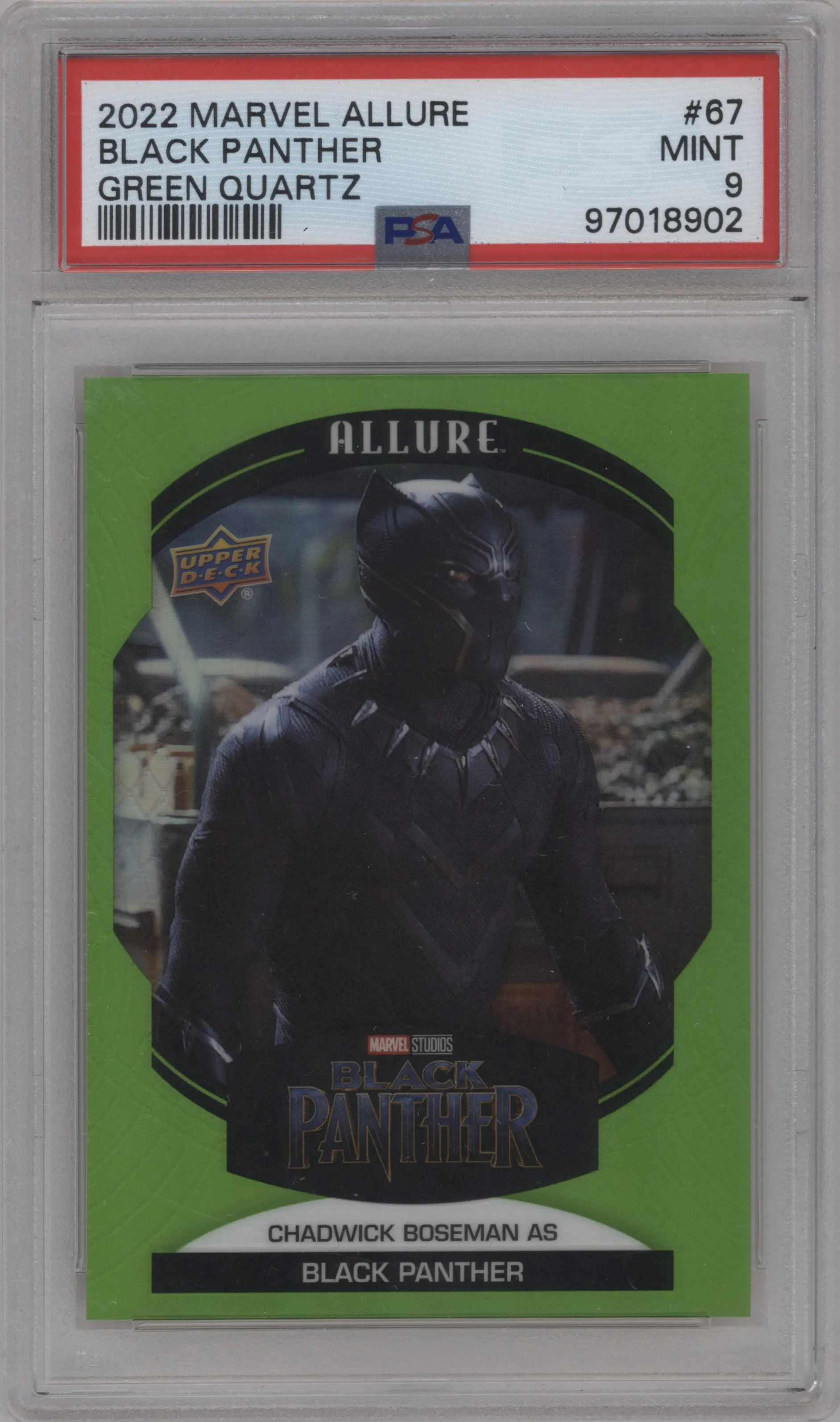 Chadwick Boseman as Black Panther