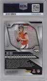 Bo Nix from the 2024 Panini Prizm set graded by PSA and given an overall grade of 10.