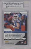 Josh Allen from the 2018 Panini Prizm set graded by Beckett and given an overall grade of 9.